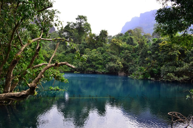 Wunderschöne blaue Lagune