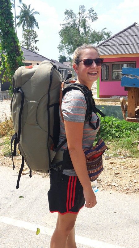 Backpacker Céline - On  Tour