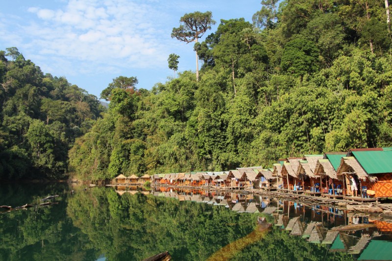 Unsere Floating Bungalows.