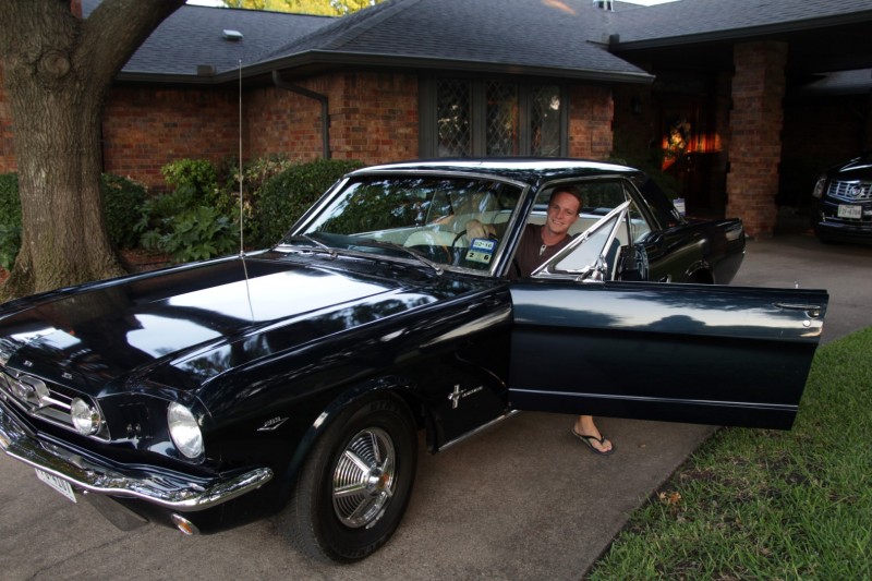 Ein Ausritt mit dem Mustang durfte nicht fehlen