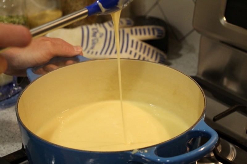 Auch für uns war es das erste Fondue seit 10 Monaten - herrlich